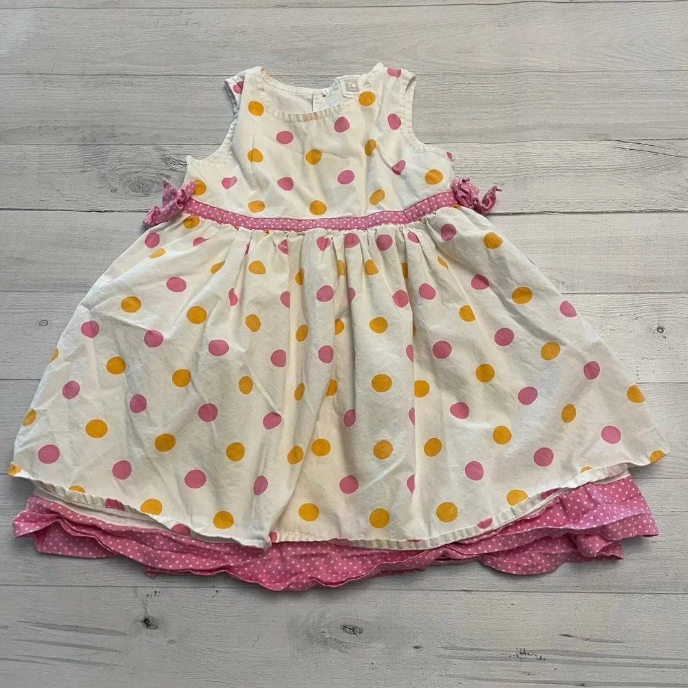 Carters baby girl polka dot dress 24 months‎